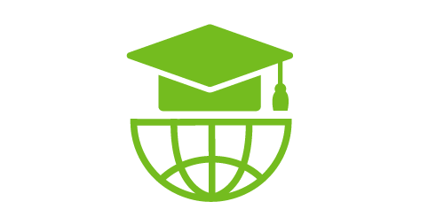 Icon_International Researcher Symbolische Darstellung in Form eines Icons