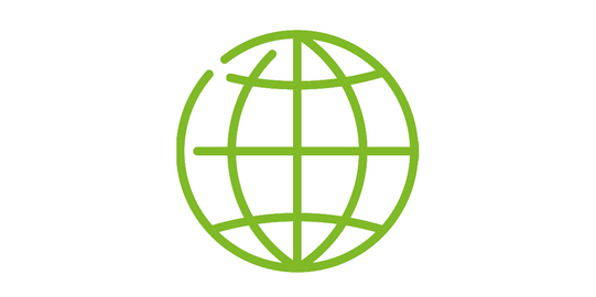 Icon_Internationalisierung Icon in Form einer Weltkugel