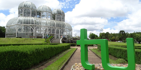 Travelling TU-Logo in Brasilien TU-Logo in Brasilien