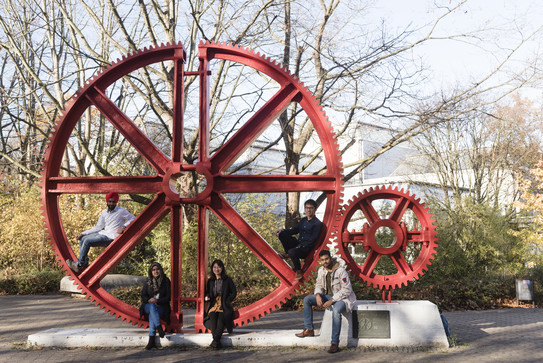 Internationale Studierendengruppe_095 Gruppe internationaler Studierenden