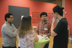 Midterm Meeting Tandem2Job 2024 Vier Mentees im Gespräch