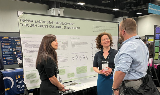 NAFSA 2023 Poster Präsentation Poster Präsentation bei der NAFSA-Konferenz