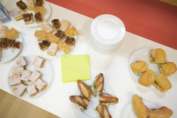 Midtem Meeting Tandem2Job 2024 Buffet beim Tandem2Job 2024 Midterm Meeting