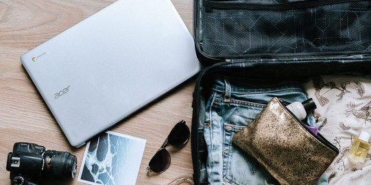 gepackter Koffer Ein Koffer wird gepackt